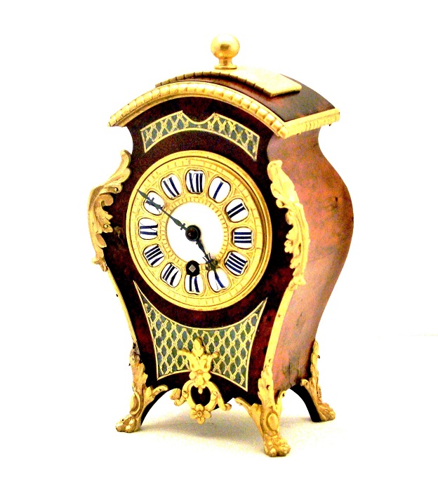 miniaturowy zegar szylkretowy